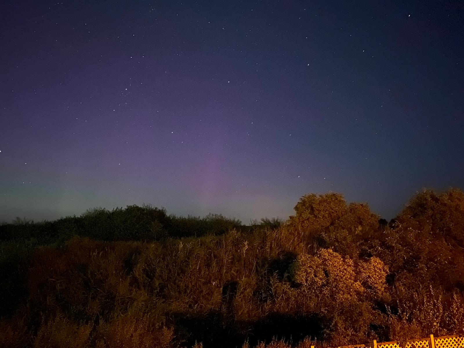 Polarlichter über Wismar - Foto von Celina